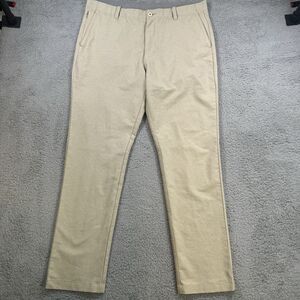 Tommy Bahama Pants Mens 38x32 Beige Chino Casual Standard Straight Polyester